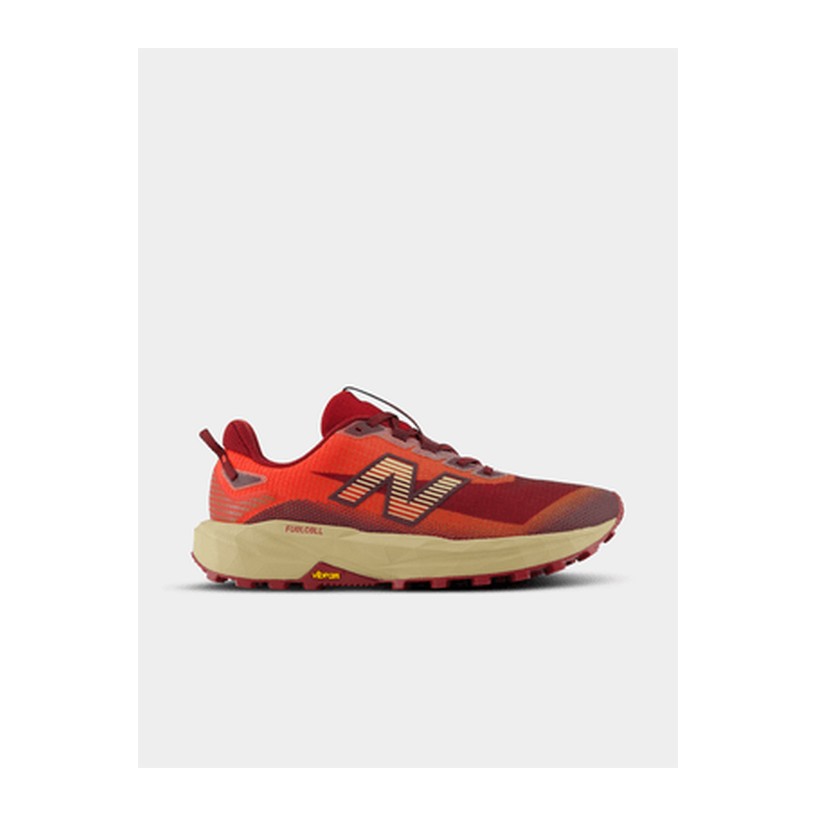 New Balance Mens FuelCell Rebel Trail Brown/Red Trail Running Shoes