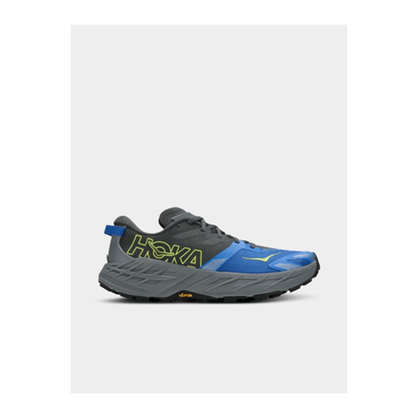 Hoka Mens Speedgoat 7 Black/Virtual Blue Trail Running