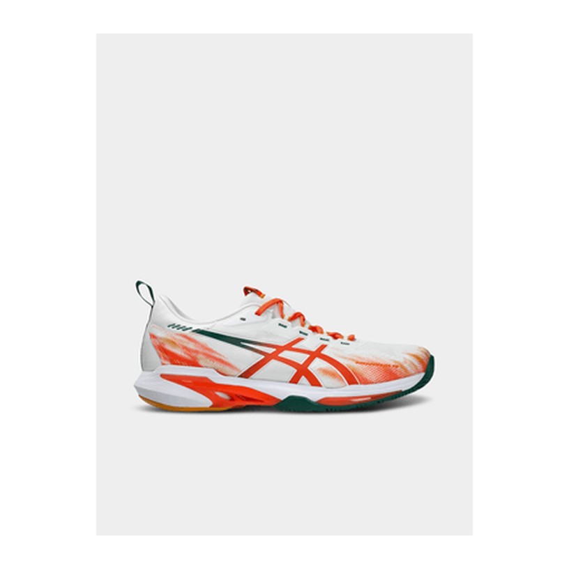 ASICS Mens Sonicsmash FF White/Energy Orange Padel Shoes