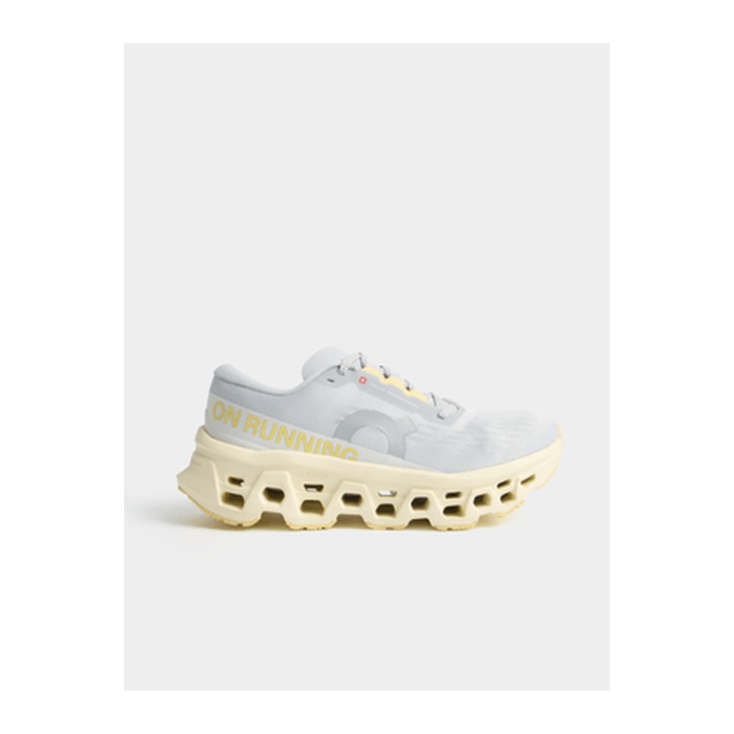 On Womens Cloudmonster 3 Glacier/Pollen Running Shoes