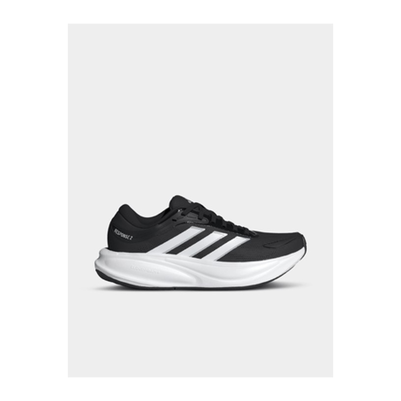 adidas Womens Response Core Black/Silver Metallic Running Shoes