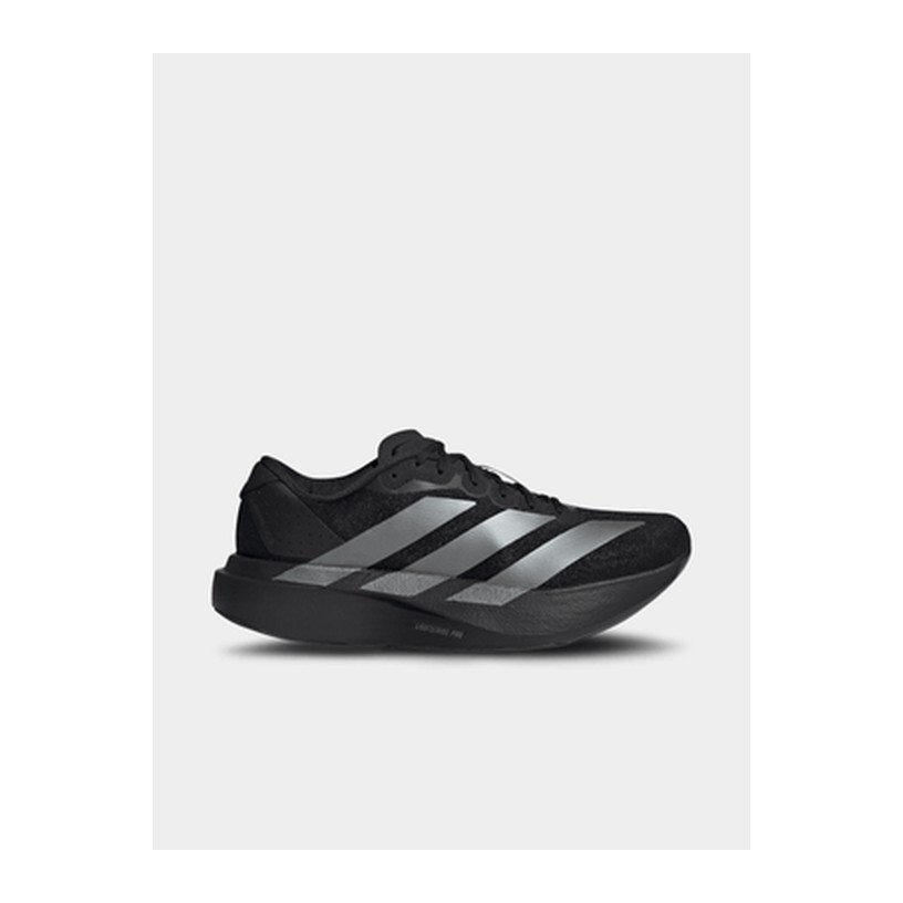 adidas Womens Adizero Evo SL Core Black/Iron Metallic Running Shoes