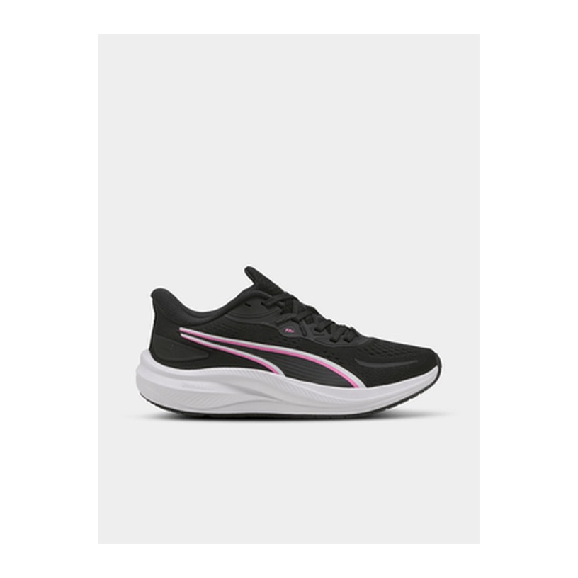 Puma Womens Skyrocket Lite Black/Berry/White Running Shoes