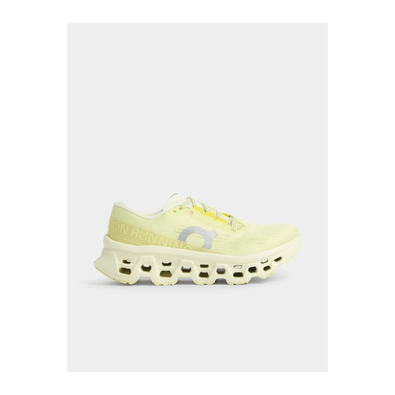 On Womens Cloudmonster 3 Limelight Running Shoes