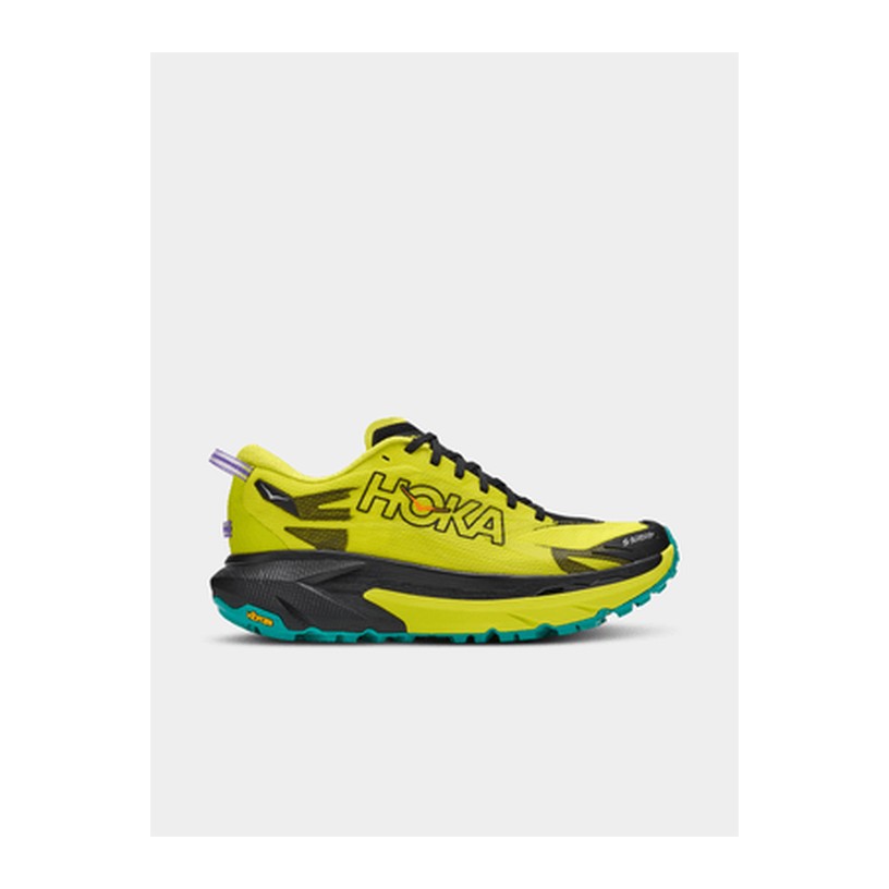 Hoka Mens Mafate 5 Black/Citrus Trail Running Shoes