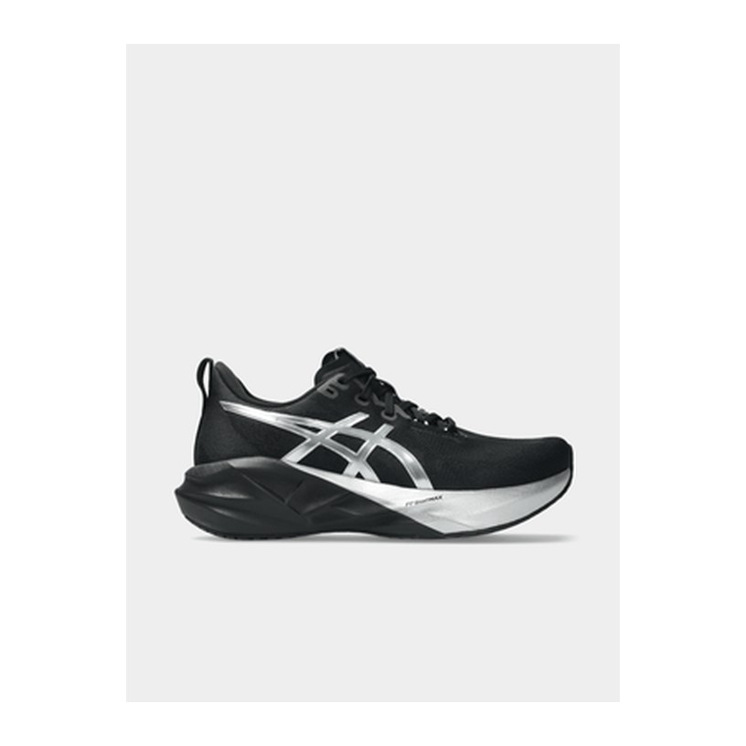 ASICS Womens Novablast 5 Platinum/Black Running Shoes
