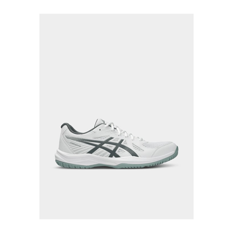 ASICS Mens Upcourt 6 White/Steel Grey Volleyball Shoes