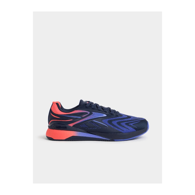 Reebok Mens Nano X5 Edge Navy/Cherry Training Shoes