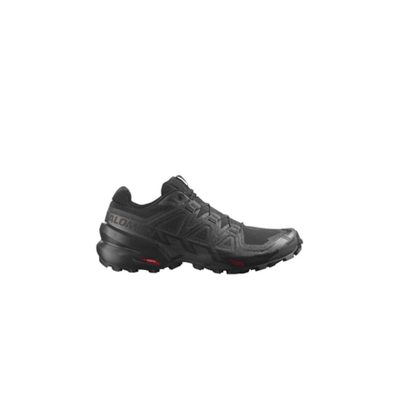 Womens Salomon Speedcross 6 Black Trail Running Shoes