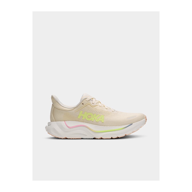 Hoka Womens Arahi 9 Vintage Yellow/Alabastar Running Shoes