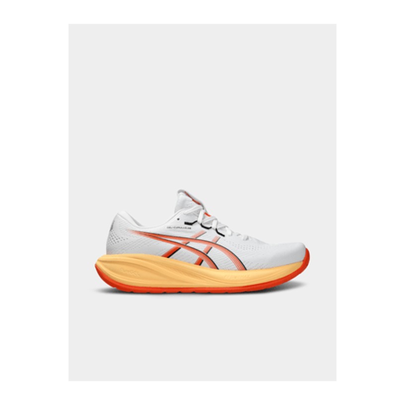 ASICS Mens Gel-Cumulus 28 White/Energy Orange Running Shoes