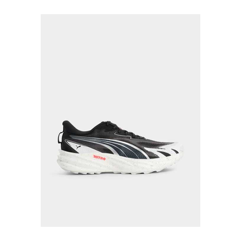 Puma Mens Velocity NITRO Black/Grey Trail Running Shoes