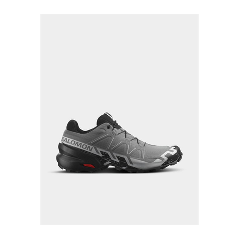 Salomon Mens Speedcross 6 Quiet Shade/Black/Pearl Trail Running Shoes