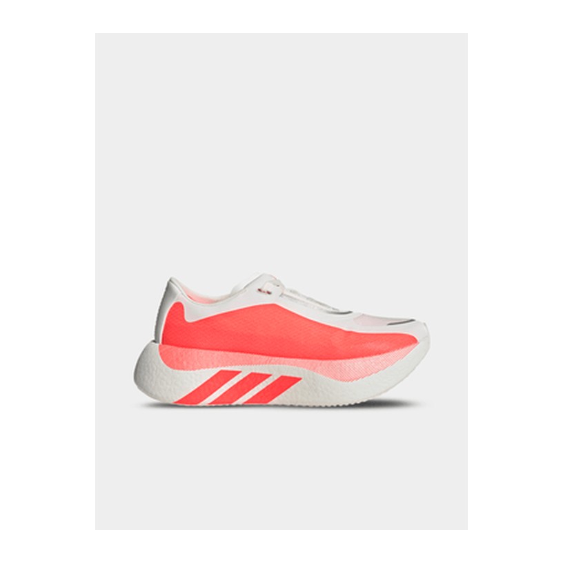 adidas Womens Hyperboost Edge Hyper White/Solar Running Shoes