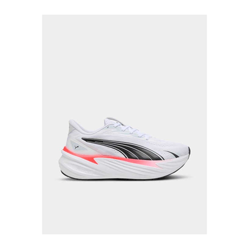 Puma Mens Maxima Pro White/Ultra Red Running Shoes