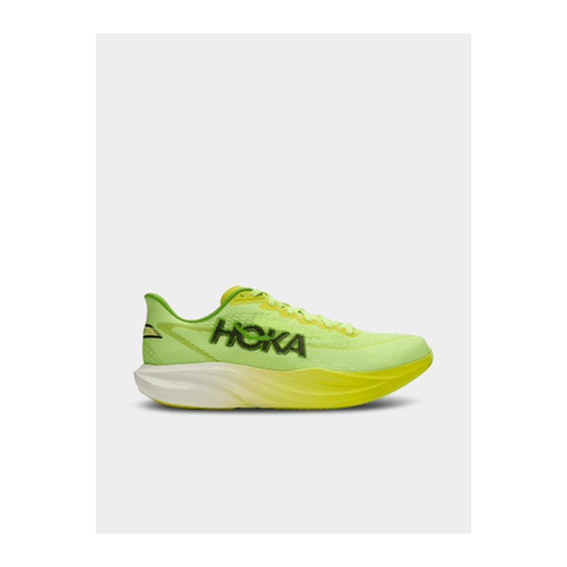 Hoka Mens Mach 7 Neon Yuzu/Citrus Running Shoes