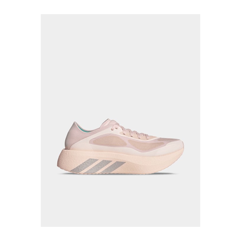 adidas Womens Hyperboost Run Pink Tint/Taupe/Aqua Running Shoes