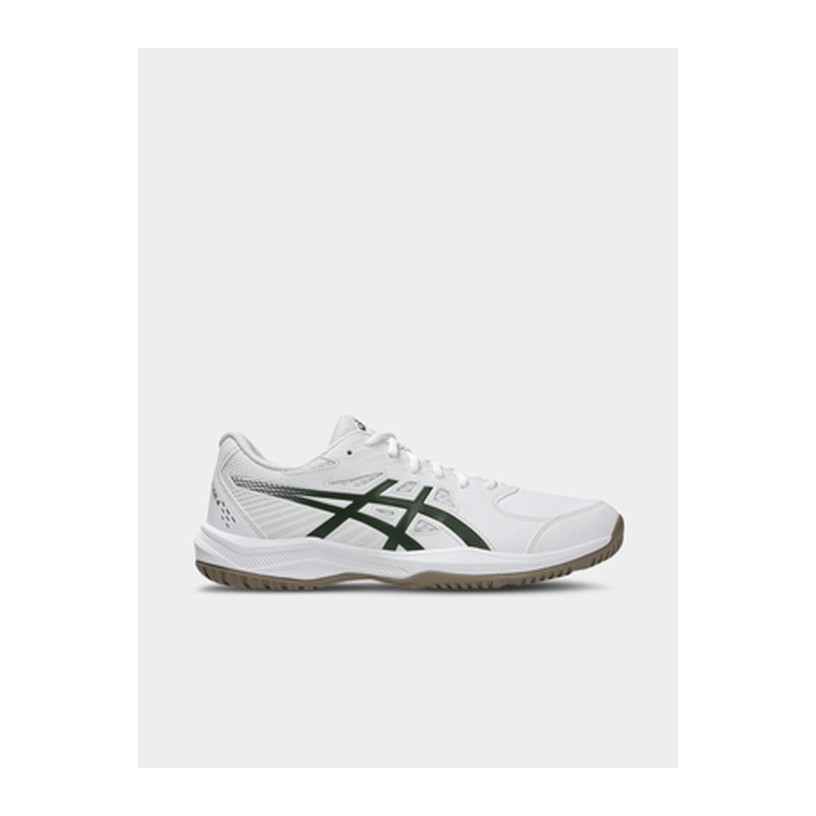 ASICS Mens Court Slide 4 White/Khaki Court Shoes
