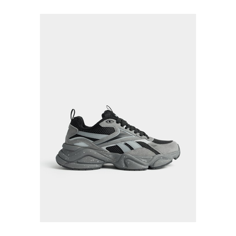 Reebok Mens Charge Run Pure Grey/Black Running Shoes