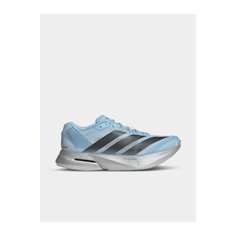 adidas Mens Boston 13 Clear Sky/Carbon/Silver Metallic Running Shoes