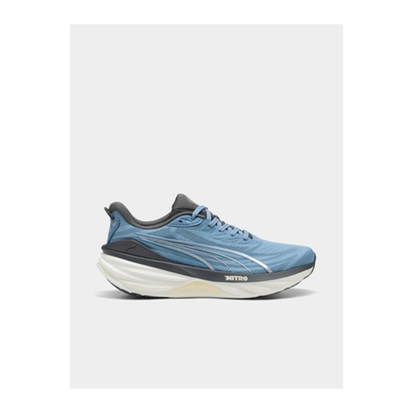 Puma Mens ForeverRun Nitro 3 Zen Blue/Moody Gray Running Shoes