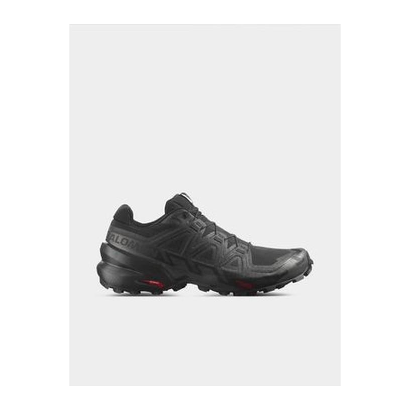 Salomon Mens Speedcross 6 Black Trail Running Shoes