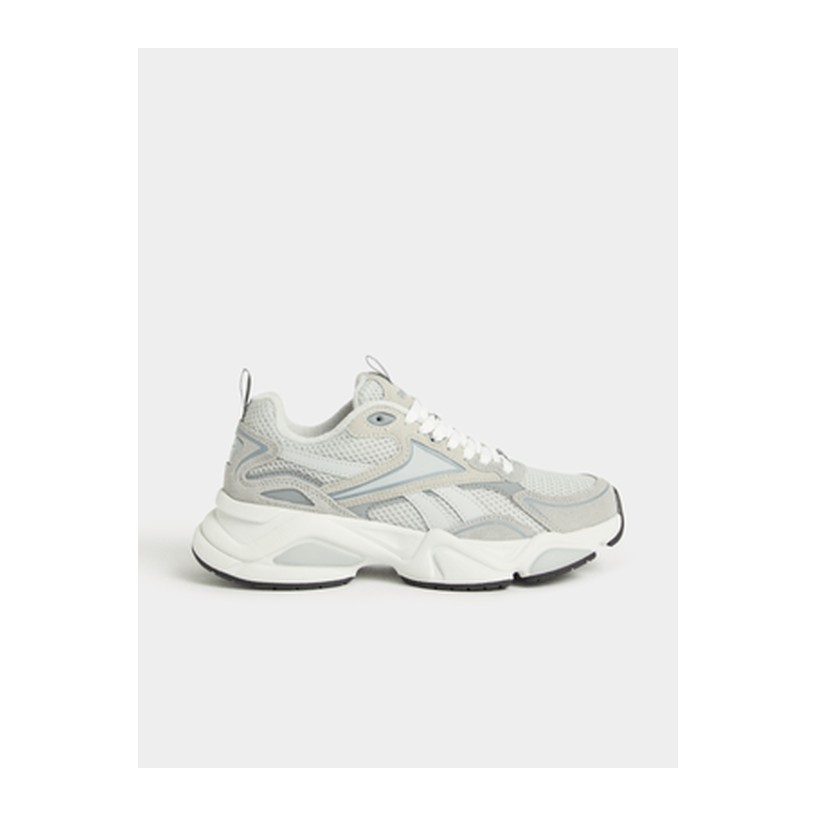 Reebok Mens Classics Charge Run Grey/White Running Shoes