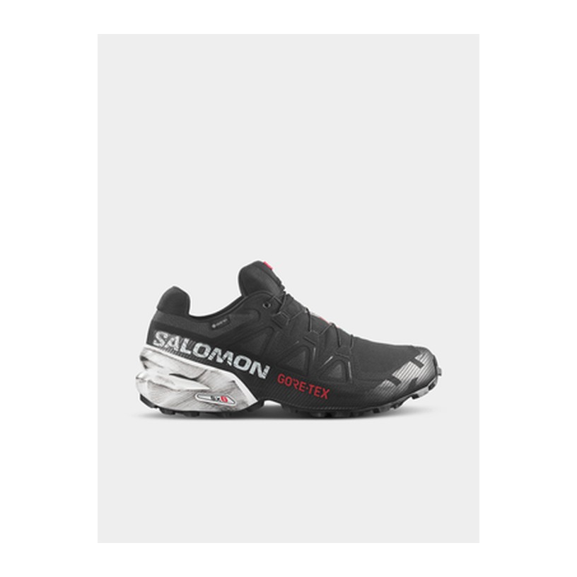 Salomon Mens Speedcross 6 GTX 20 Years Black/White Trail Running Shoes