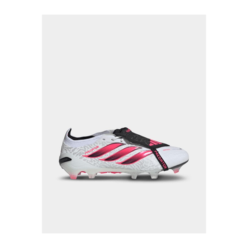 adidas Mens Predator Elite Fold-Over Tongue FG White/Red Boots