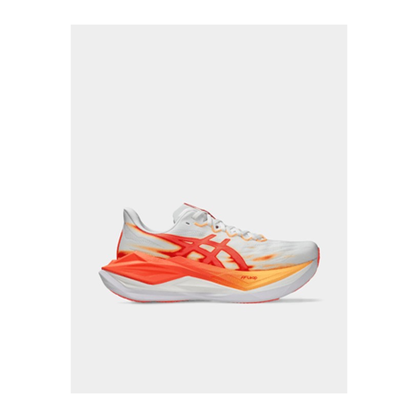 ASICS Mens Superblast 3 White/Orange Glow Running Shoes