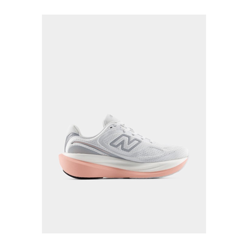 New Balance Womens 1080 V15 White/Pink Lemonade Running Shoes