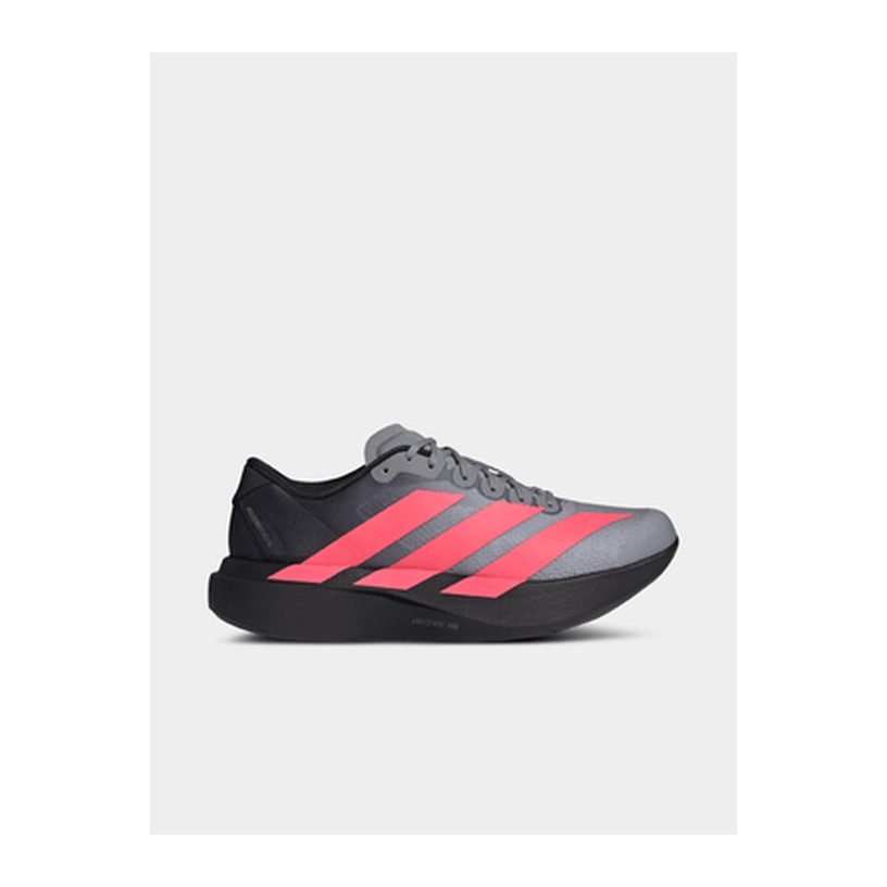 adidas Mens Evo SL Grey/Black/Solar Turbo Running Shoes