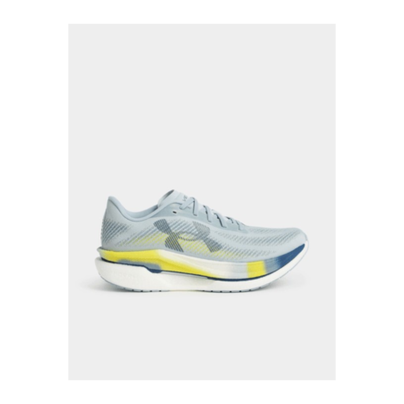 Under Armour Mens Velociti Pro 2 Blue Fog/Yellow Running Shoes