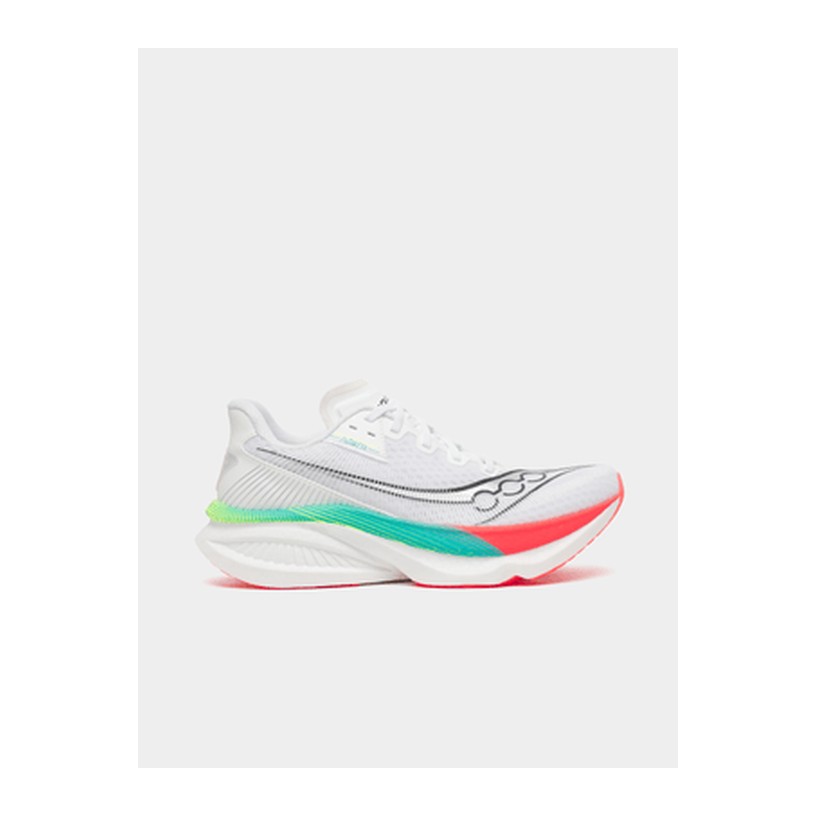 Saucony Mens Endorphin Azura White/Multi Running Shoes