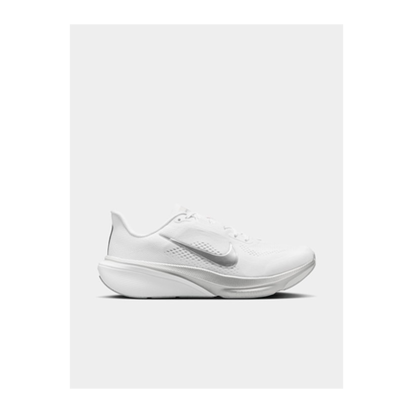 Nike Womens Pegasus 42 White/Metallic Silver Running Shoes
